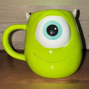 Cute 🥰 Disney Monsters Inc Mike Wazowski 3D 20 Oz. Mug Ceramic Hand Painted
